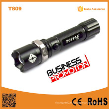 Promotion T809 Zoomable Bright LED Torch Rechargeable Aluminium LED 1101 Police Sécurité Lampe de poche